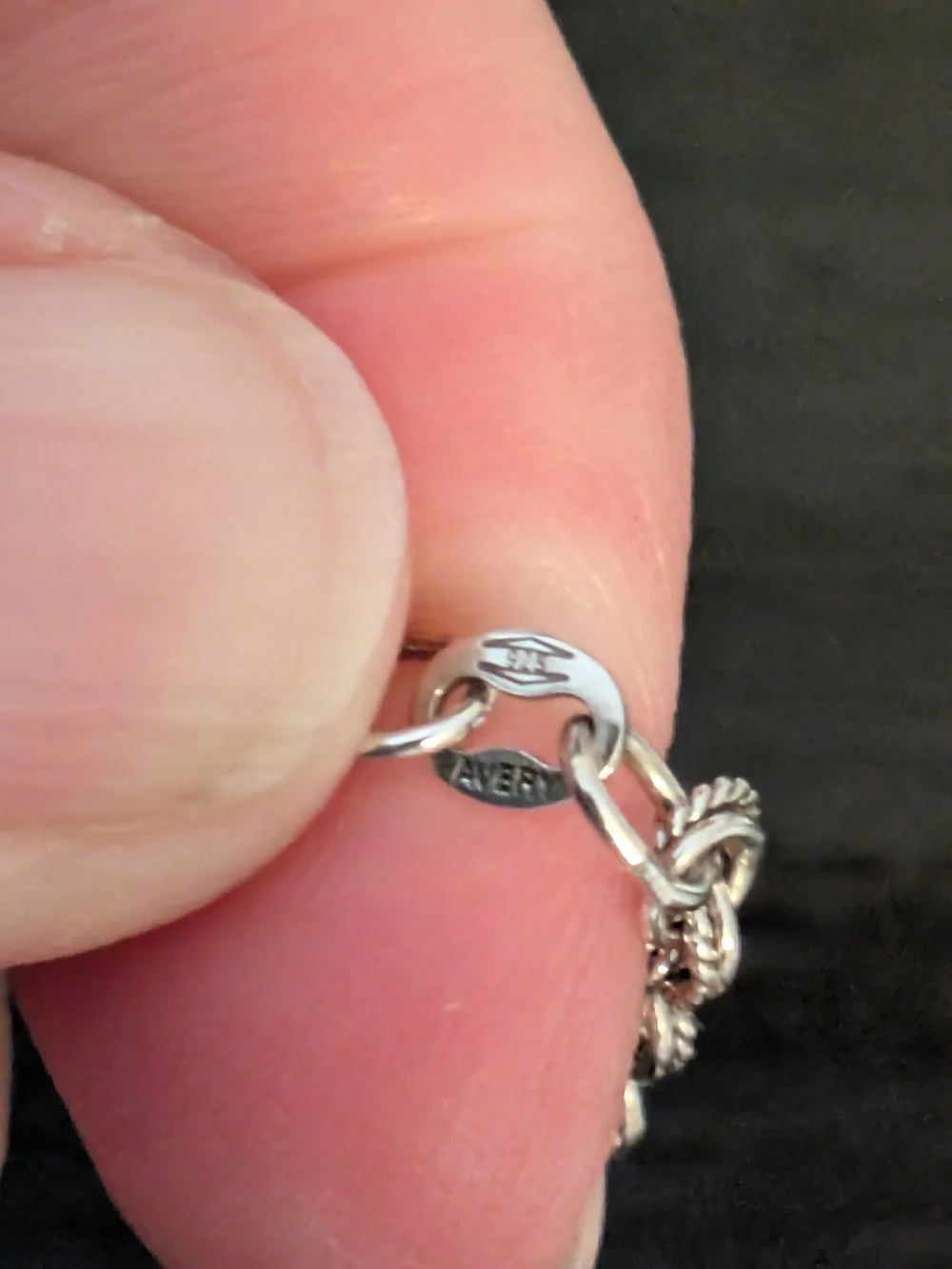 James Avery Double Link 16in Chain 925 Sterling Silver necklace - Picture 8 of 12